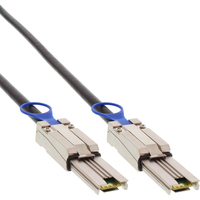 InLine SAS Cable, Mini-SAS 26pin SFF-8088 an Mini-SAS 26-pin SFF-8088, 0.5m