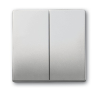 Busch-Jaeger 1785-866 wall plate/switch cover Stainless steel