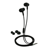 LogiLink HS0042 auricular y casco Auriculares Alámbrico Dentro de oído Llamadas/Música Negro