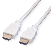 VALUE HDMI High Speed Cable + Ethernet, M/M 10m HDMI kábel HDMI A-típus (Standard) Fehér