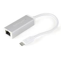 StarTech.com USB-C naar gigabit netwerkadapter - zilver