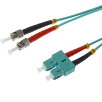 Helos 5m OM3 SC/ST InfiniBand/fibre optic cable Turkoois