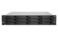 QNAP TS-1253BU-RP NAS Rack (2U) Ethernet LAN Black J3455