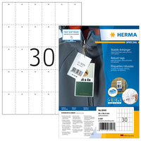 HERMA Anhng. reifest A4 35x59,4 mm wei perfor. 3000 St. 3000 pièce(s) Blanc Rectangle