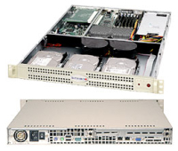 Supermicro SuperChassis 812L-520B (Black) Low Profile (Slimline)