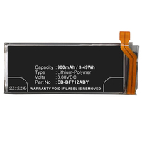 CoreParts MBXMP-BA1735 ricambio per cellulare Batteria Nero