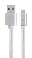 Gembird CCB-MUSB2B-AMBM-6-S kabel USB 1,8 m USB 2.0 Micro-USB B USB A Biały