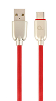 Cablexpert CC-USB2R-AMCM-1M-R USB cable USB 2.0 USB A USB B Red