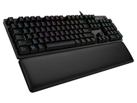 Logitech G G513 CARBON LIGHTSYNC RGB Mechanical Gaming Keyboard, GX Brown billentyűzet Játék USB Orosz Szén
