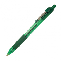 Zebra Pen Z-Grip Smooth Green Clip-on retractable ballpoint pen