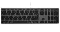 LMP 18263 Tastatur Büro USB QWERTZ Tschechisch Grau