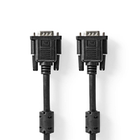 Nedis CCGL59000BK100 câble VGA 10 m VGA (D-Sub) Noir