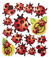 HobbyFun Ladybirds Aufkleber für Kinder