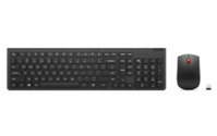 Lenovo 4X31N50717 klawiatura Dołączona myszka RF Wireless Duński Czarny