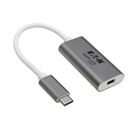 Tripp Lite U444-06N-MDP-AL Adaptador gráfico USB 3840 x 2160 Pixeles Plata, Blanco