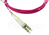 BlueOptics QK733A-BO Glasfaserkabel 2 m 2x LC OM4 Violett