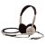 Koss CS100 auricular y casco Auriculares Alámbrico Llamadas/Música Plata