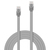 Lindy 0.3m Cat.6 U/UTP Flat Network Cable, Grey