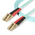 StarTech.com Cable de 2m de Fibra Óptica Multimodo LC/UPC a LC/UPC OM4 - 50/125µm - Fibra LOMMF/VCSEL - Redes de 100G - Cable LSZH - Baja Pérdida de Inserción - Low Insertion Loss