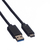 ROLINE 11.02.9011 USB kábel 1 M USB 3.2 Gen 1 (3.1 Gen 1) USB A USB C Fekete