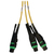 Tripp Lite Preloaded Fiber Panel, 1U - 2x (3x8F MTP/MPO-APC F/F) 24F Trunk Cables, OS2 Singlemode, 20 m (65.6 ft.)