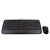 V7 Full Size USB Keyboard with Palm Rest and Ambidextrous Mouse Combo - FR