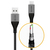 ALOGIC ULCA203-SGR kabel USB 3 m USB 2.0 USB A USB C Szary