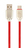 Cablexpert CC-USB2R-AMCM-1M-R kabel USB USB 2.0 USB A USB B Czerwony