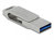 DeLOCK 54073 USB kľúč 16 GB USB Type-A / USB Type-C 3.2 Gen 1 (3.1 Gen 1) Strieborná