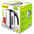 Maestro MR059 bouilloire 1,7 L 2000 W Noir, Acier inoxydable