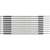 Brady SCN-05-P kábeljelölő Fekete, Fehér Nejlon 300 db