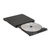 Qoltec 51857 optikai meghajtó DVD-RW Fekete