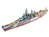 Revell Battleship U.S.S. Missouri(WWII) Modell eines Marineschiffs Montagesatz 1:1200