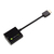 Techly IDATA HDMI-VGA4 adaptador de cable de vídeo VGA (D-Sub) HDMI Type C (Mini) Negro