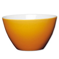 Müslischale 13,5 cm mit Höhe: 8,0 cm, Farbe: apricot / aprikose, Form: