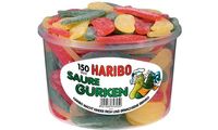 HARIBO Bonbon gélifié aux fruits SAURE GURKEN, 150 pièces (9540015)