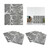 Relaxdays Wandpaneele, 10er Set, selbstklebend, zuschneidbar, 3D Effekt, Wandverkleidung Marmoroptik, 77x69 cm, Farbwahl