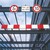 Traffic-Line Height Restrictor Bar with Suspension Chains - Red and White - (302.15.125) 5000mm Length