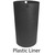 Hooded Top Litter Bin - 90 Litre-Rectangle-Black