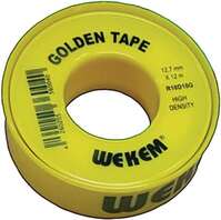 NORDWEST Handel AG Taśma uszczelniająca PTFE Golden Tape dł. 12 m szer. 12,7 mm gr. 0,1 mm żółty 10