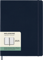 MOLESKINE Agenda Classic X-Large 2025 056999270407 1W/1S saphir HC 19x25cm