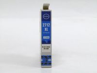 Index Alternative Compatible Cartridge For Epson T2712 (27XL) Cyan High Capacity Ink Cartridges T27124010 [E2712XL] WF-3620 | WF-3640 | WF-7110D | WF-7610 | WF-7621