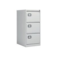 Jemini Light Grey 3 Drawer Filing Cabinet (Dimensions: W470 x D622 x H1016mm) KF20043