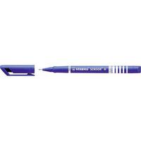 Stabilo Sensor Fineliner Pen 0.8mm Line Blue (Pack 10)