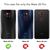 NALIA Custodia Integrale compatibile con Huawei Mate20 Pro, Cover Protettiva Fronte e Retro & Vetro Temperato, Phone Case Rigida Protezione Telefono Cellulare Bumper Sottile  Blu