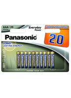 Batterie ministilo AAA Every Day Power HR03 Panasonic blister da 20.