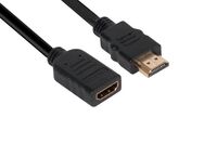 HDMI-Cable 2.0 UHD-Ext.Cable, 3 Meter St/Bu,