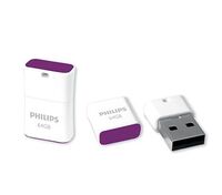 Usb Flash Drive 64 Gb Usb , Type-A 2.0 Purple, White ,