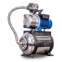 VB 25/1300 INOX Automatic Hauswasserwerk, mit INOX-Pumpenrad, Pumpengehäuse und Druckbehälter, 1300 W, 5.400 l/h, 4,8 bar, 25 L