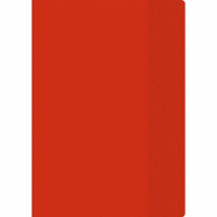 Heftumschlag A5 PP-Folie rot